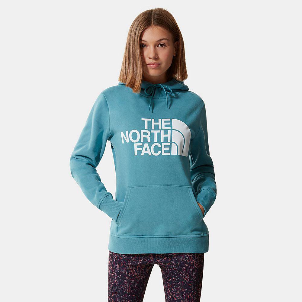 The North Face Standard Γυναικεια Φούτερ Hoodie - Μπλε (WGEB94238)